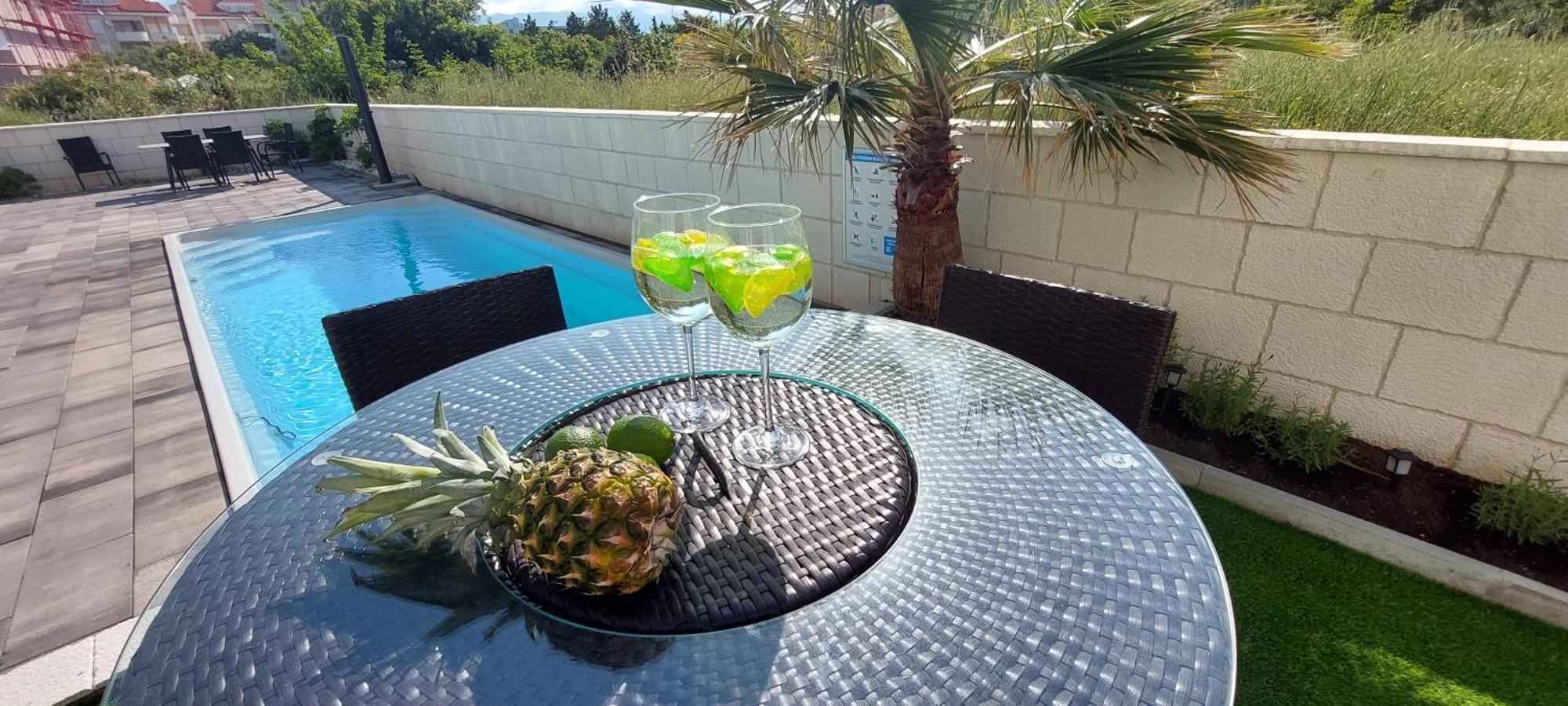 Apartmani Anastasia With Pool, Novalja Dış mekan fotoğraf